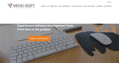 Desktop Screenshot of maxi-soft.net
