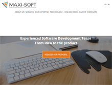 Tablet Screenshot of maxi-soft.net